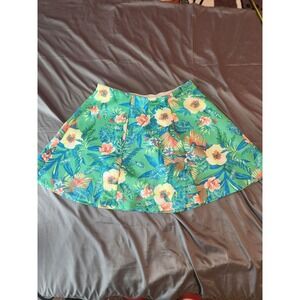 Decree Womans Floral Skirt Xl